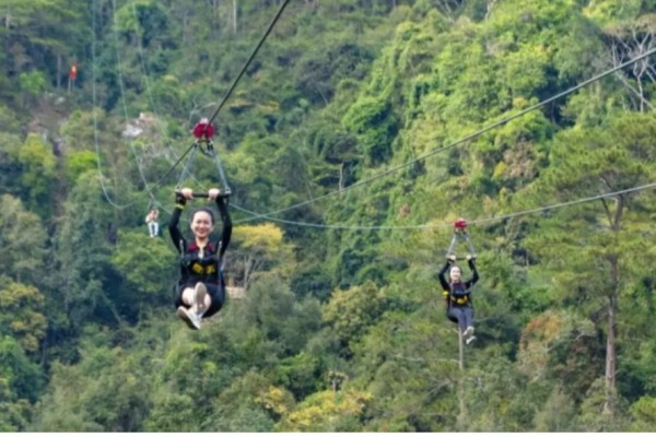 Adventure at Datanla Waterfall: Zipline & Alpine Coaster Thrills with Dalat Easyrider” 🚵🌿💦